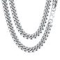 Hip Hop Men Necklaces Curb Cuban Chains 20Inch 10Mm Stainless Steel Chains Fathers Day Necklace Gift for Mens Dad Son